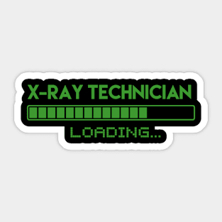 X-ray Technician Loading Sticker